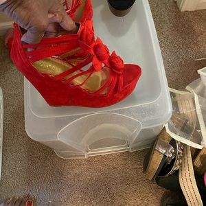 Cute sexy red steppers